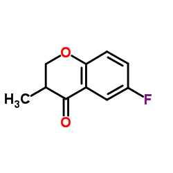 6-Fluoro-3-methyl-2,3-dihydro-4H-chromen-4-one Structure