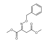 dimethyl 2-(benzyloxyimino)succinate Structure