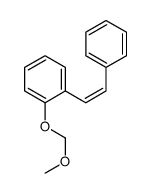 1-(methoxymethoxy)-2-(2-phenylethenyl)benzene结构式
