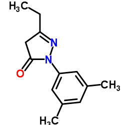 2-(3,5-Dimethylphenyl)-5-ethyl-2,4-dihydro-3H-pyrazol-3-one Structure