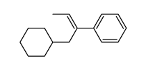 (E)-(1-cyclohexylbut-2-en-2-yl)benzene结构式