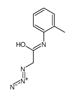 2-azido-N-(2-methylphenyl)acetamide结构式