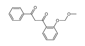 1-(2-Methoxymethoxy-phenyl)-3-phenyl-propane-1,3-dione结构式