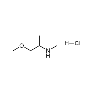 1-甲氧基-N-甲基丙-2-胺盐酸盐结构式