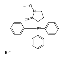 (1-methoxy-2-oxopyrrolidin-3-yl)-triphenylphosphanium,bromide Structure
