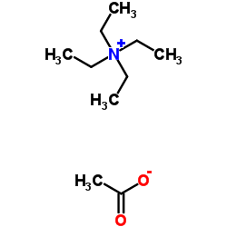 N,N,N-Triethylethanaminium acetate Structure