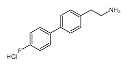 2-(4'-fluorobiphenyl-4-yl)ethanamine hydrochloride Structure