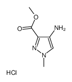 Methyl 4-amino-1-methyl-1H-pyrazole-3-carboxylate hydrochloride ( 1:1) Structure
