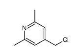 2,6-二甲基-4-氯甲基吡啶结构式