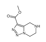 4,5,6,7-四氢-[1,2,3]噻唑并[1,5-a]吡嗪-3-羧酸甲酯结构式