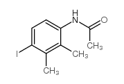 4-碘-2,3-二甲基乙酰苯胺结构式