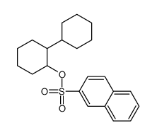 (2-cyclohexylcyclohexyl) naphthalene-2-sulfonate Structure