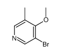 3-bromo-4-methoxy-5-methyl-pyridine Structure