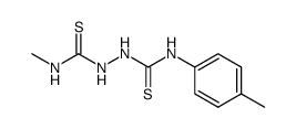 1-methyl-6-tolyl-2,5-dithiobiurea结构式
