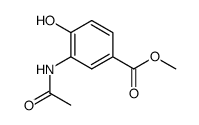 methyl 3-(N-acetyl)amino-4-hydroxybenzoate结构式