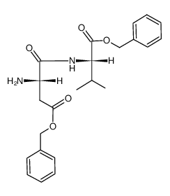 β-benzyl-aspartyl-valine benzyl ester结构式