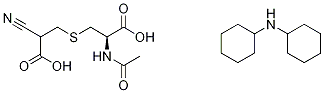 N-乙酰基-S-(2-氰基羧乙基)-L-半胱氨酸-d3双(二环己胺)盐结构式