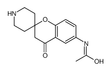 6-乙酰胺螺[色烯-2,4-哌啶]-4-(3H)-酮结构式