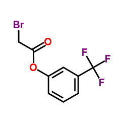 3-(Trifluoromethyl)phenyl bromoacetate Structure