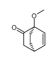 (1S,4R)-1-Methoxy-bicyclo[2.2.2]oct-5-en-2-one Structure