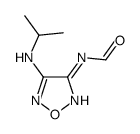 N-[4-(propan-2-ylamino)-1,2,5-oxadiazol-3-yl]formamide结构式