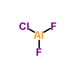Aluminium chloride fluoride (1:1:2)结构式
