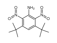 3,5-Di-t-butyl-2,6-dinitroanilin结构式
