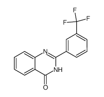 2-(3-(trifluoromethyl)phenyl)quinazolin-4(3H)-one Structure