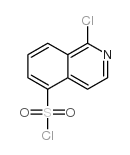 1-氯异喹啉-5-磺酰氯结构式