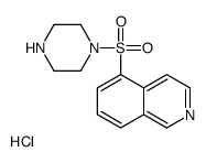 1-(5-异喹啉磺酰基)哌嗪盐酸盐结构式