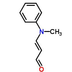 3-(N-苯基-N-甲基)氨基丙烯醛结构式