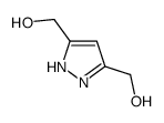 1H-吡唑-3,5-二甲醇结构式