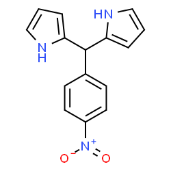 2,2'-((4-硝基苯基)亚甲基)双(1H-吡咯)结构式