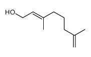 3,7-dimethylocta-2,7-dien-1-ol结构式