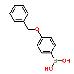 4-苄氧基苯硼酸结构式