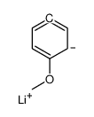 lithium,methoxybenzene结构式