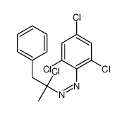 (2-chloro-1-phenylpropan-2-yl)-(2,4,6-trichlorophenyl)diazene Structure
