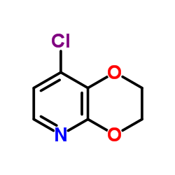 8-氯代-2,3-二氢-[1,4] 二恶英[2,3-b] 吡啶结构式
