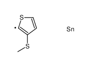 trimethyl-(3-methylsulfanylthiophen-2-yl)stannane结构式