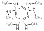 2l5,4l5,6l5-1,3,5,2,4,6-Triazatriphosphorine-2,2,4,4,6,6-hexamine,N2,N2,N4,N4,N6,N6-hexamethyl- Structure