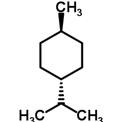 反-1-异丙基-4-甲基环己烷结构式