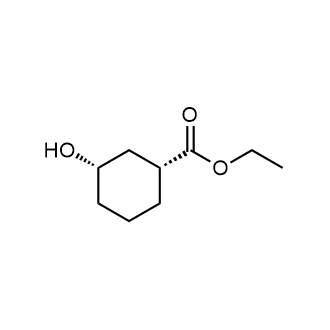 顺式-3-羟基环己烷羧酸乙酯结构式