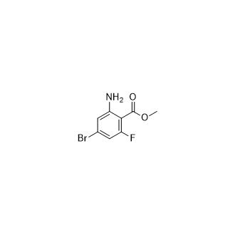 Methyl 2-amino-4-bromo-6-fluorobenzoate Structure
