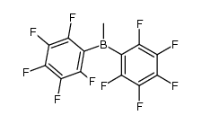 methyl-bis(pentafluorophenyl)borane Structure
