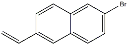 2-bromo-6-vinylnaphthalene结构式
