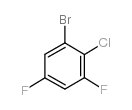 1-Bromo-2-chloro-3,5-difluorobenzene Structure