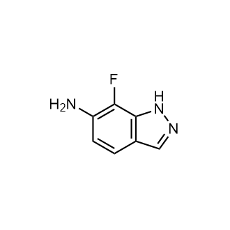 7-氟-1H-吲唑-6-胺结构式