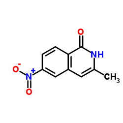 3-Methyl-6-nitro-1(2H)-isoquinolinone Structure