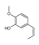 2-Methoxy-5-[(E)-1-propenyl]phenol Structure