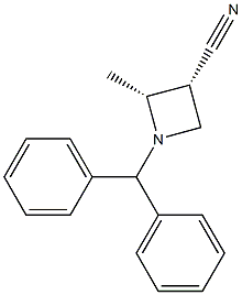 顺-1-(二苯甲基)-2-甲基氮杂环丁烷-3-甲腈图片